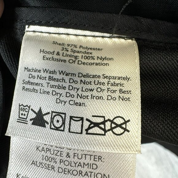 Eddie Bauer Travex Jacket Mens Size 2XL XXL Black Softshell Rain Wind Hiking - Picture 8 of 8